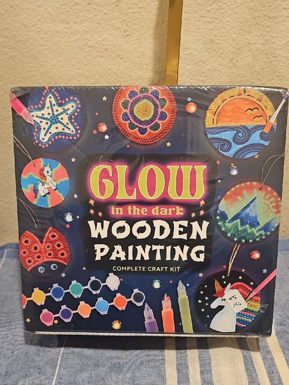 Glow in the Dark Wooden Painting Set